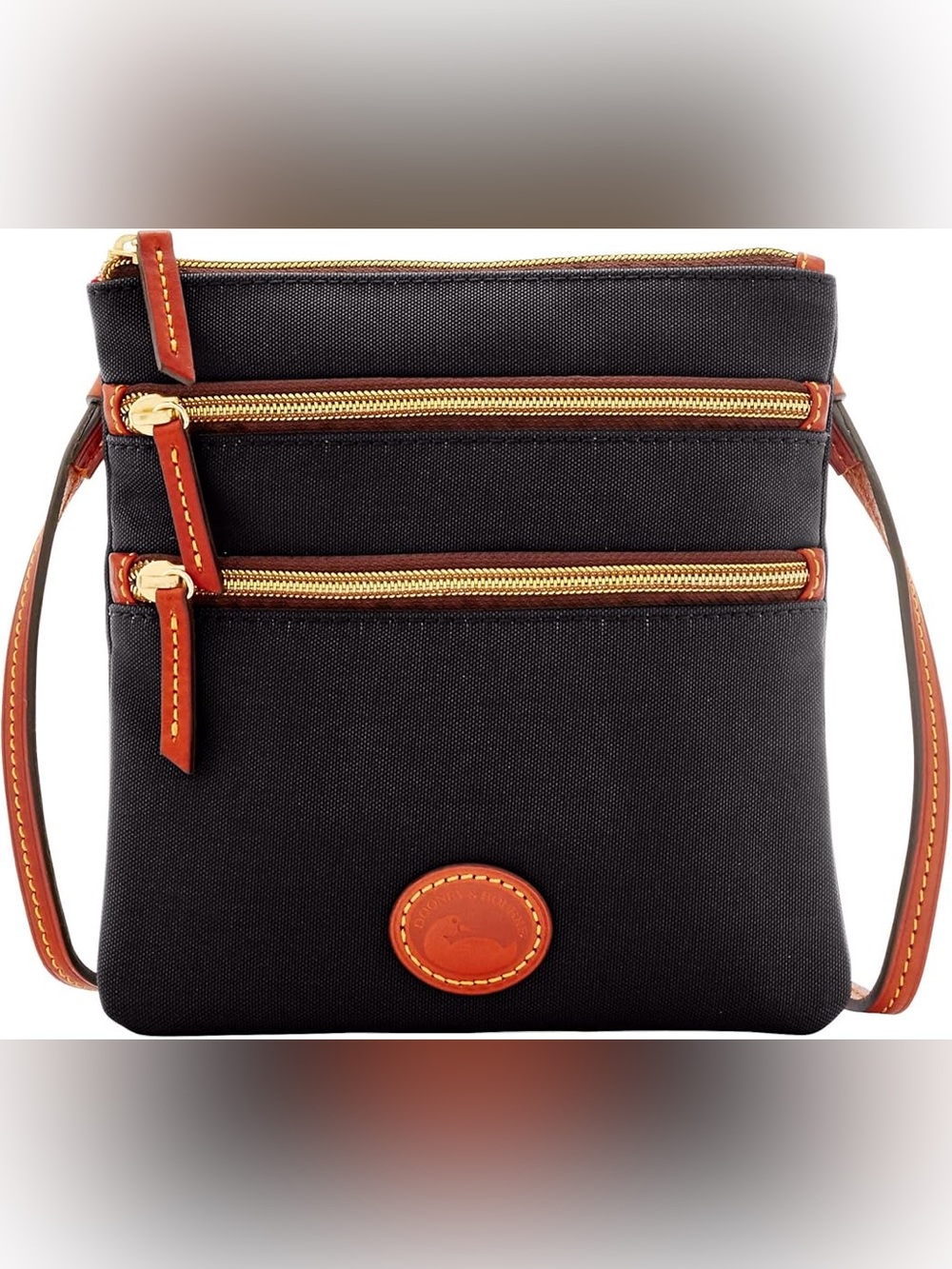 Dooney & Bourke Black Nylon Crossbody Bag